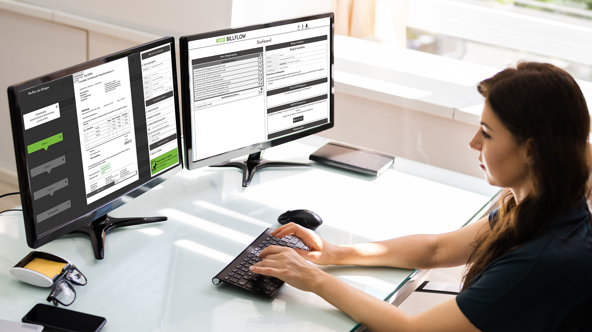 Elektronische Rechnungsprüfung und Freigabe mit Eco BILLFLOW